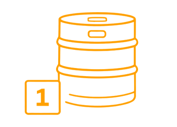 Passo 1 para pedir chopp